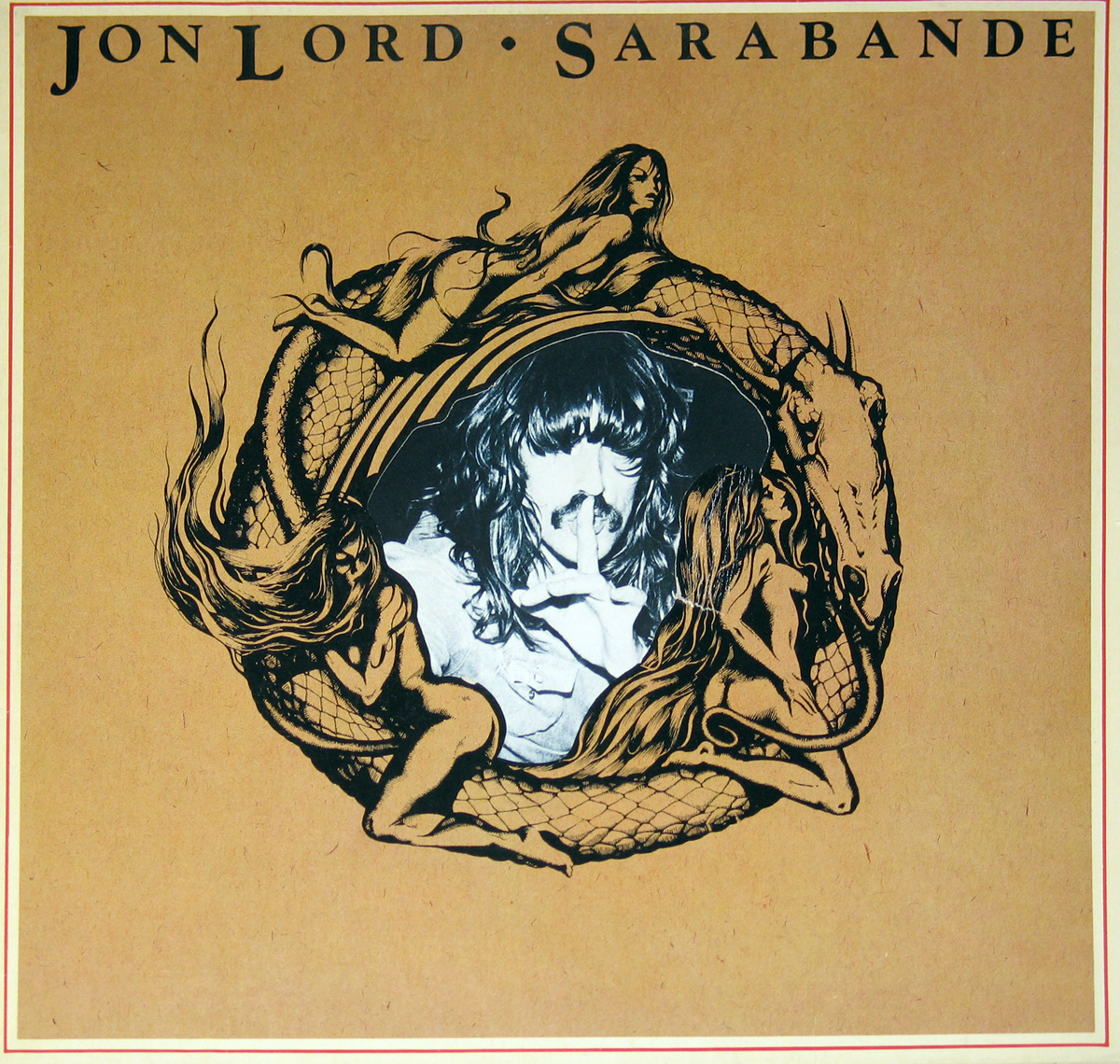 JON LORD - Sarabande - Hörzu Release with die-cut album cover front cover https://vinyl-records.nl